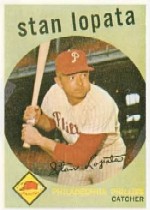 1959 Topps Baseball Cards      412     Stan Lopata